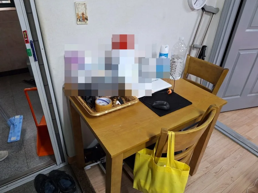 거주청소 · 식탁 주변 정리 후