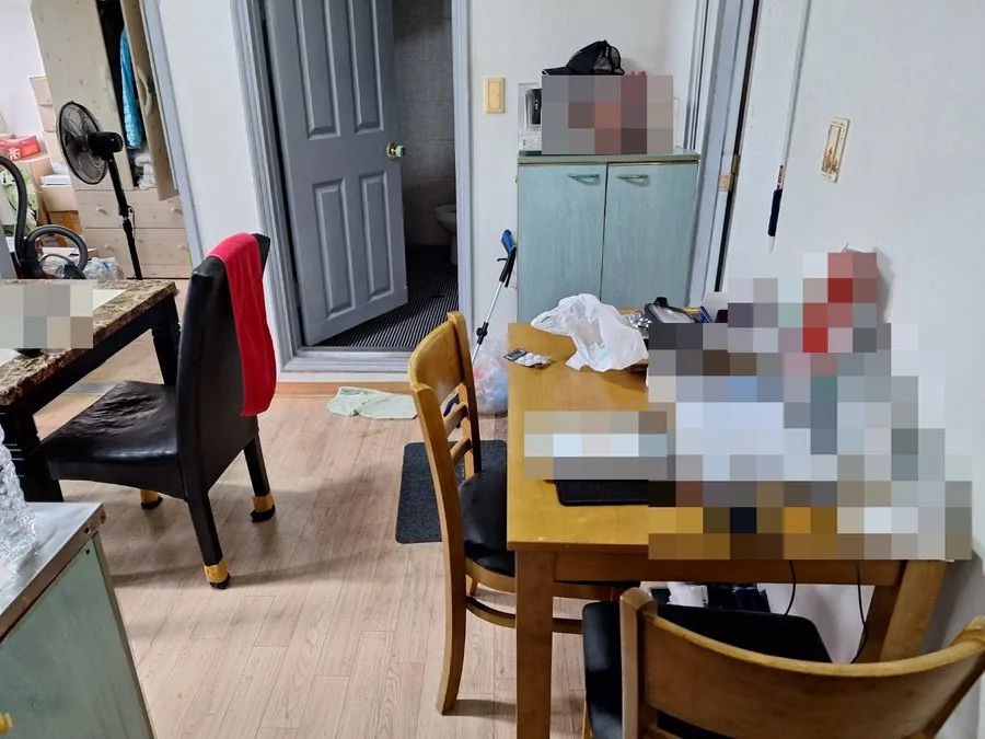거주청소 · 식탁과 생활 공간 청소 전